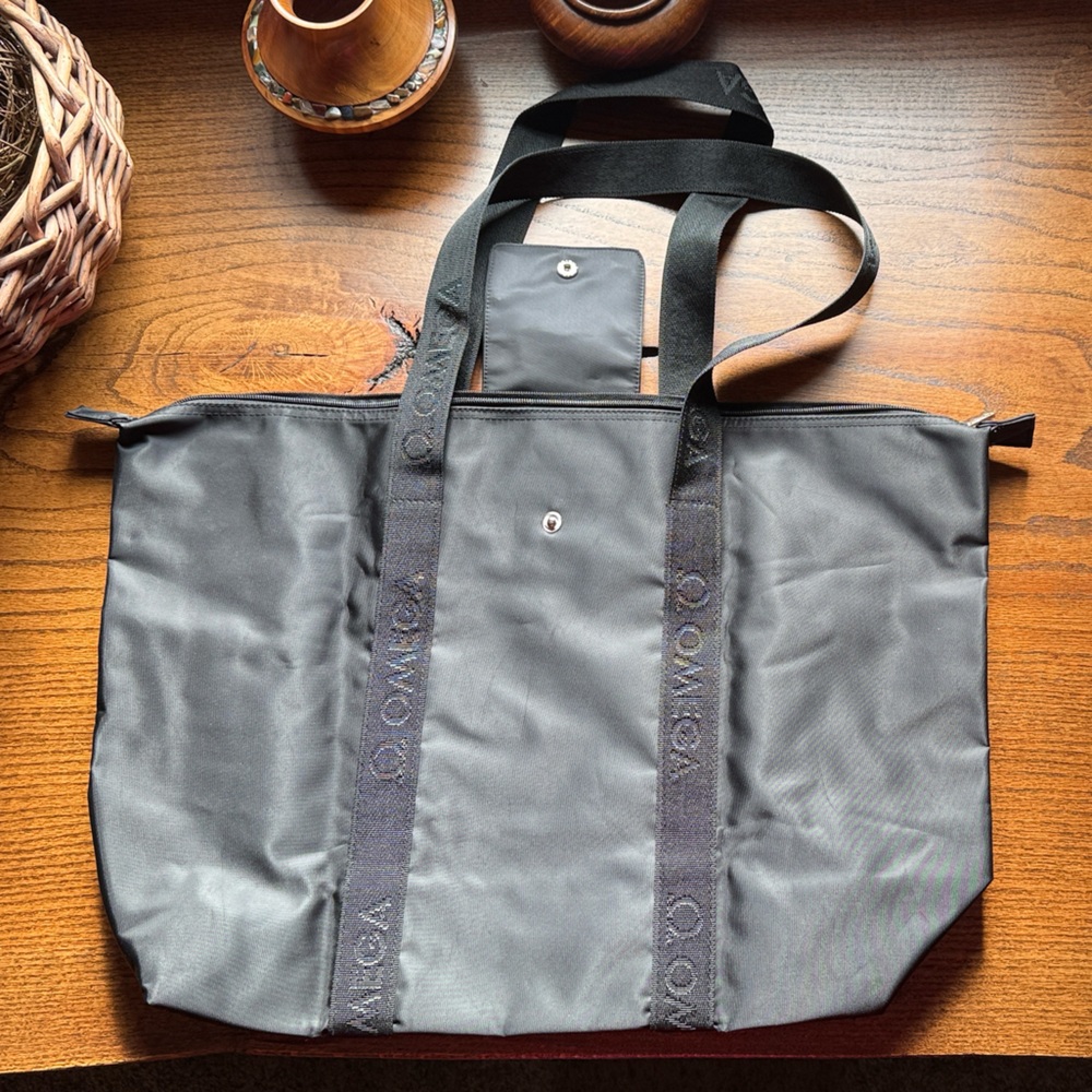 Omega Watch Speedmaster James Bond folding Black Duffel Bag